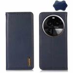 For OPPO Find X6 Pro KHAZNEH Nappa Top Layer Cowhide Leather Phone Case(Blue)