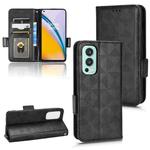 For OnePlus Nord 2 5G Symmetrical Triangle Leather Phone Case(Black)