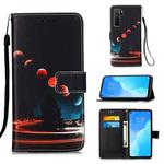 For Huawei nova 7 SE Painting Horizontal Flip Leather Case with Holder & Card Slot & Wallet & Lanyard(Wandering Earth)