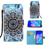 For Huawei P40 Lite E / Y7P Painting Horizontal Flip Leather Case with Holder & Card Slot & Wallet & Lanyard(Mandala)