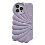 For iPhone 14 Pro Shiny Shell Texture Phone Case(Purple)