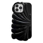 For iPhone 14 Pro Shiny Shell Texture Phone Case(Black)