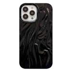 For iPhone 14 Pro Max Shiny Wrinkle Phone Case(Black)