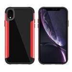 For iPhone XR Iron Man Series Metal PC + TPU Protective Case(Red)