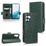 For Samsung Galaxy A54 5G Symmetrical Triangle Leather Phone Case(Green)