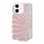 For iPhone 12 Glitter Shell Texture Epoxy TPU Phone Case(Pink)