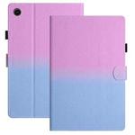 For Samsung Galaxy Tab A7 2020 T500 / T505 Stitching Gradient Leather Tablet Case(Purple Blue)