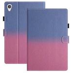 For Lenovo Tab M10 HD Gen 2 Stitching Gradient Leather Tablet Case(Blue Rose)