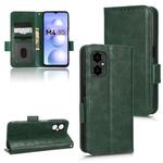 For Xiaomi Poco M4 5G Symmetrical Triangle Leather Phone Case(Green)