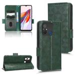 For Xiaomi Redmi 11A 4G Symmetrical Triangle Leather Phone Case(Green)