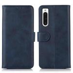 For Sony Xperia 10 V Cow Texture Leather Phone Case(Blue)