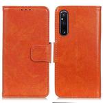For Sony Xperia 1 V Nappa Texture Leather Phone Case(Orange)