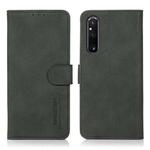 For Sony Xperia 1 V KHAZNEH Matte Texture Leather Phone Case(Green)