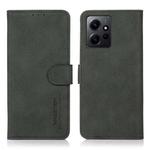 For Xiaomi Redmi Note 12 4G Global KHAZNEH Matte Texture Leather Phone Case(Green)