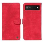 For Google Pixel 7a Antelope Texture Magnetic Buckle Leather Phone Case(Red)