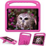 For iPad Air 3 / Pro 10.5 Handle EVA Shockproof Tablet Case with Holder(Rose Red)