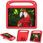 For iPad 9.7 2018 / 2017 Handle EVA Shockproof Tablet Case with Holder(Red)