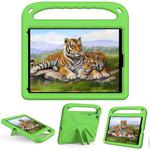For iPad 9.7 2018 / 2017 Handle EVA Shockproof Tablet Case with Holder(Green)