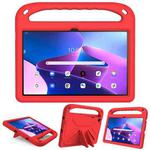 For Lenovo Tab M10 Plus 10.6 3rd Gen 2022 Handle EVA Shockproof Tablet Case with Holder(Red)