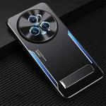 For Honor Magic5 Pro Blade Series TPU + Titanium Alloy Phone Case with Holder(Black Blue)