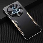 For Honor Magic5 Blade Series TPU + Titanium Alloy Phone Case(Black Gold)