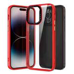 For iPhone 14 Pro Max Four-corner Shockproof Phone Case(Red)