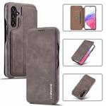 For Samsung Galaxy A54 5G LC.IMEEKE Hon Ancient Series Horizontal Flip Leather Phone Case(Coffee)