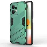 For Xiaomi Redmi Note 12 4G Global Punk Armor 2 in 1 PC + TPU Shockproof Phone Case with Holder(Green)
