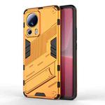 For Xiaomi 13 Lite Punk Armor 2 in 1 PC + TPU Shockproof Phone Case with Holder(Orange)