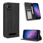 For Cloud Mobile Stratus C7 Magnetic Buckle Retro Texture Leather Phone Case(Black)