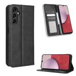For Samsung Galaxy A24 4G Magnetic Buckle Retro Texture Leather Phone Case(Black)