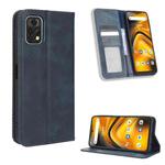 For Umidigi A13 Pro 5G Magnetic Buckle Retro Texture Leather Phone Case(Blue)