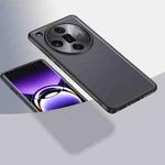 For OPPO Find X7 Armor Clear TPU Hard PC Phone Case(Matte Black)