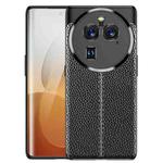For OPPO Find X6 Pro Litchi Texture Shockproof TPU Phone Case(Black)