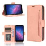 For Cloud Mobile Stratus C7 Skin Feel Calf Texture Card Slots Leather Phone Case(Pink)
