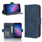 For Cloud Mobile Stratus C7 Skin Feel Calf Texture Card Slots Leather Phone Case(Blue)