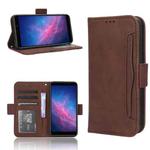 For Cloud Mobile Stratus C7 Skin Feel Calf Texture Card Slots Leather Phone Case(Brown)