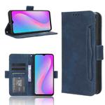 For Itel A60 Skin Feel Calf Texture Card Slots Leather Phone Case(Blue)