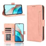 For Itel S18 S663L Skin Feel Calf Texture Card Slots Leather Phone Case(Pink)