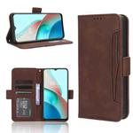 For Itel S18 S663L Skin Feel Calf Texture Card Slots Leather Phone Case(Brown)