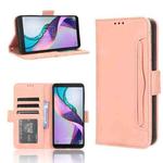 For TCL Ion X Skin Feel Calf Texture Card Slots Leather Phone Case(Pink)