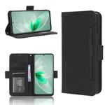 For vivo V27e / S16e Skin Feel Calf Texture Card Slots Leather Phone Case(Black)