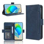 For ZTE Blade V40s Skin Feel Calf Texture Card Slots Leather Phone Case(Blue)