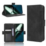 For OnePlus 11R / Ace 2 Skin Feel Calf Texture Card Slots Leather Phone Case(Black)