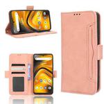 For Umidigi A13 Pro 5G Skin Feel Calf Texture Card Slots Leather Phone Case(Pink)