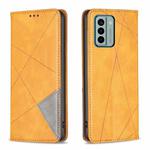 For Nokia G22 Prismatic Invisible Magnetic Leather Phone Case(Yellow)