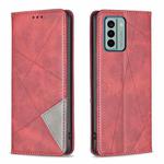For Nokia G22 Prismatic Invisible Magnetic Leather Phone Case(Red)