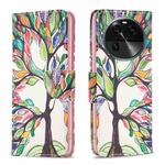 For OPPO Find X6 5G Colored Drawing Pattern Leather Phone Case(Tree Life)