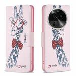 For OPPO Find X6 Pro 5G Colored Drawing Pattern Leather Phone Case(Deer)