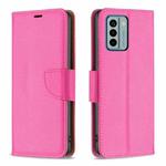 For Nokia G22 Litchi Texture Pure Color Leather Phone Case(Rose Red)